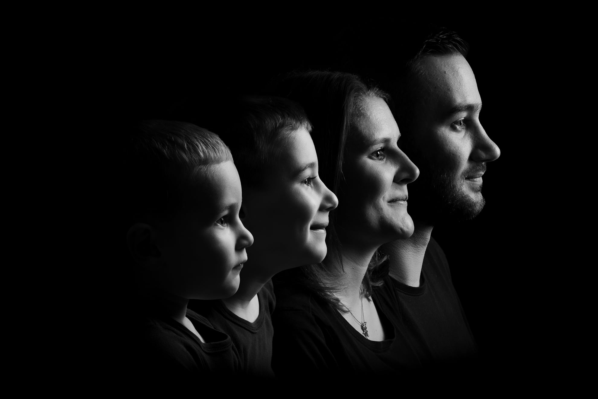 Portrait famille studio chambéry
